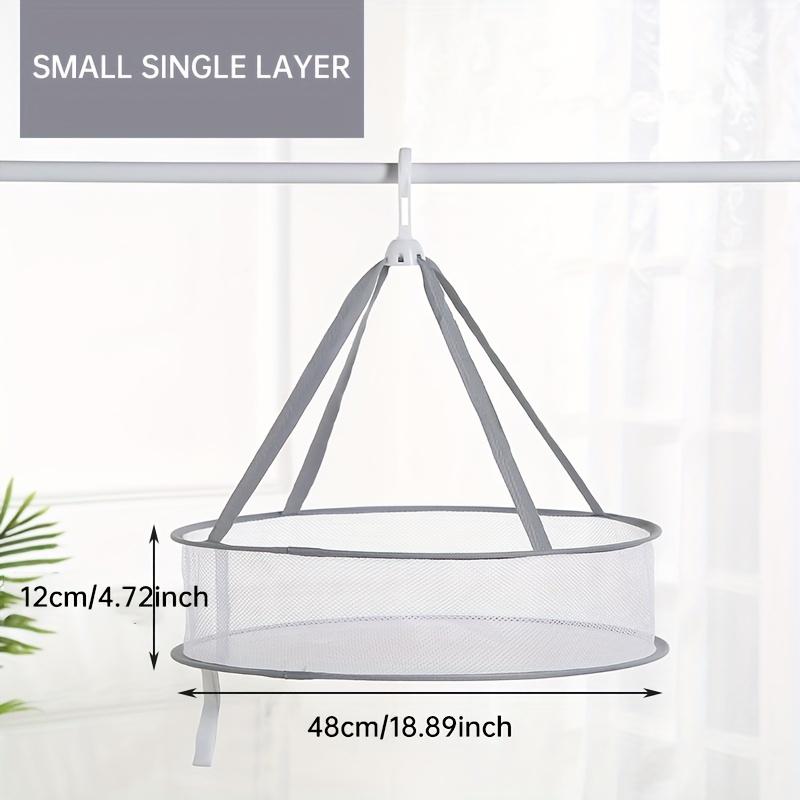 

1/2 слойная сушилка для белья с крючком для подвешивания, мелкоячеистые полиэстеровые бытовые полотенца, складная сушилка для детского свитера для дома