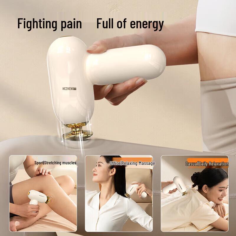 HEZHENG Mini Percussion Massage Gun CN plug (adapter included)