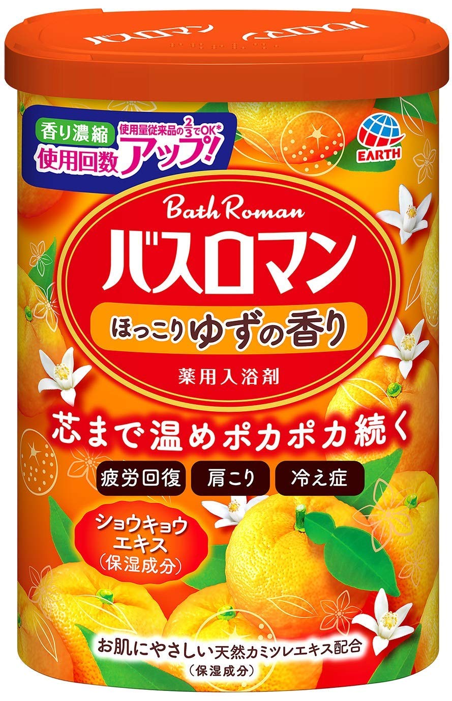

Earth Chemical Bath Roman Ванна Юзу 600г [Квазилекарственный препарат] Добавка, Аромат,