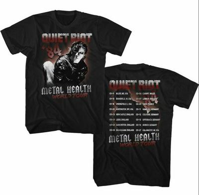 T-shirt da Concerto Vintage Quiet Riot - Metal Health World Tour '84