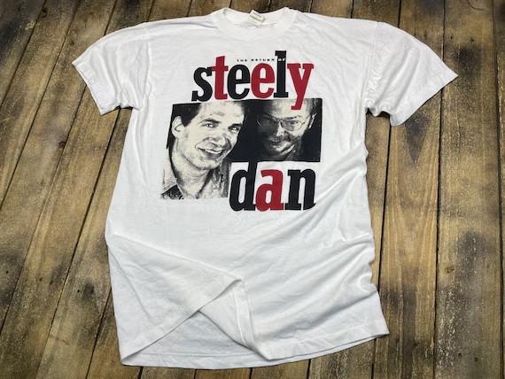 Rare! Steely Dan 1996 Cotton WHite Shirt Unisex Concert S to 5XL DO700 Unisex T-Shirt