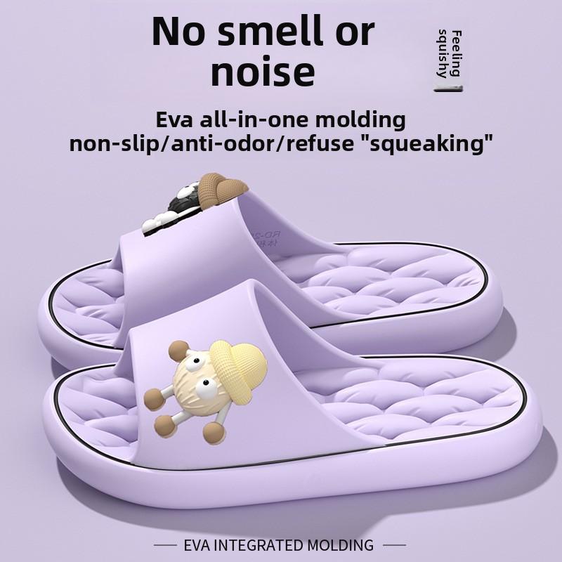 

Милые тапочки Coal Ball для женщин на лето, новый противоскользящий дизайн для ношения на открытом воздухе, для дома в помещении, крутые тапочки для мужчин 38-39