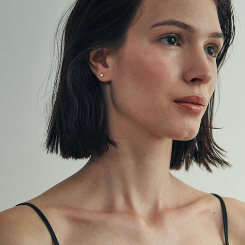 Green [10k Gold] Two.k.36 / Serene Dew Piercing