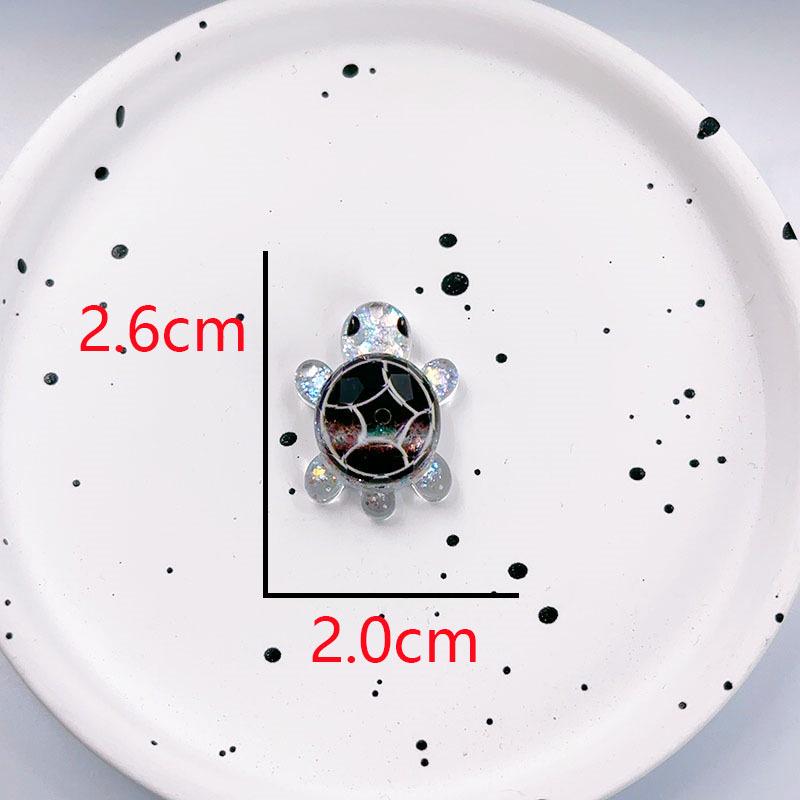 Flashing Resin Luminous Turtle Ornaments - Large & Small DIY Accessories