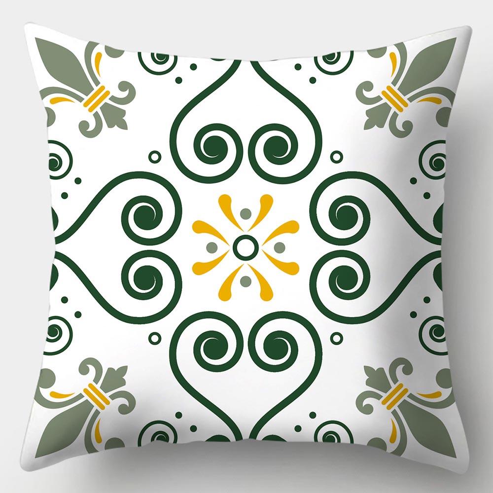 Dark Green Series Sofa Pillowcase 45cmX45cm Throw Pillowcase New Cushion Cover For Home Decor