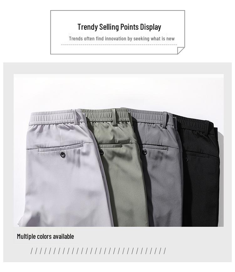 Herren 2025 Eisseide Sommer Gerade Dünne Lange Hose - Bestseller