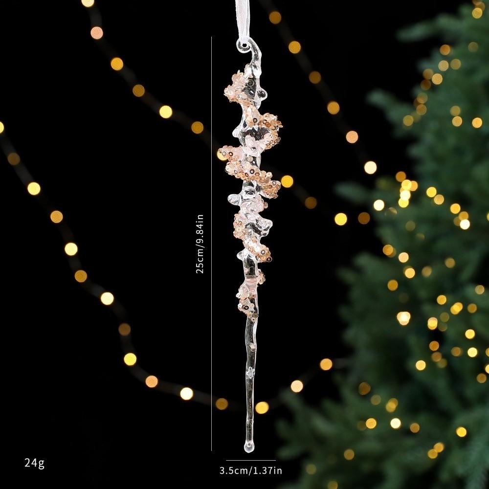Transparent Christmas Hanging Pendants Lightweight Merry Christmas Ornament Holiday Gift
