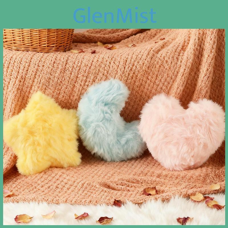 Plüsch Herz Mond und Sterne Kissen Set Für Kinderzimmer Dekoration Und Geschenkideen