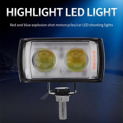 Motorcycle Spotlight Led Driving LED Fog Work Light Auxiliary Motorcycle Headlights for ATV SUV UTV Shockproof Light