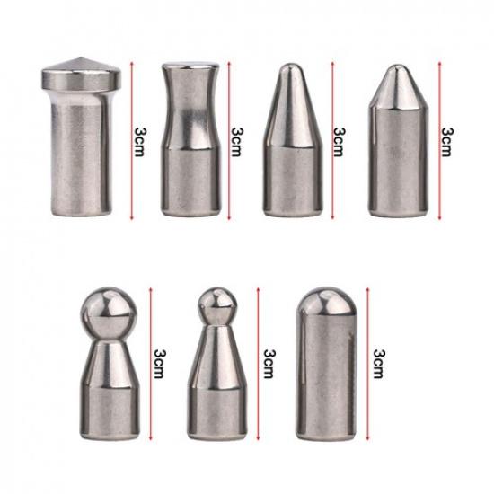 Auto Body Dent Removal Rod Tips Hook Tips Tool M8 Paintless Dent Repair No Rod