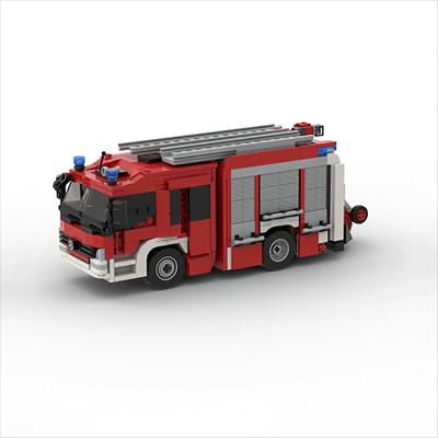MOC-137461 Ladder Fire Truck Ambulance FDNY - New York - Tower 21 Hell's Kitchen Kids Building Blocks Kids Toys