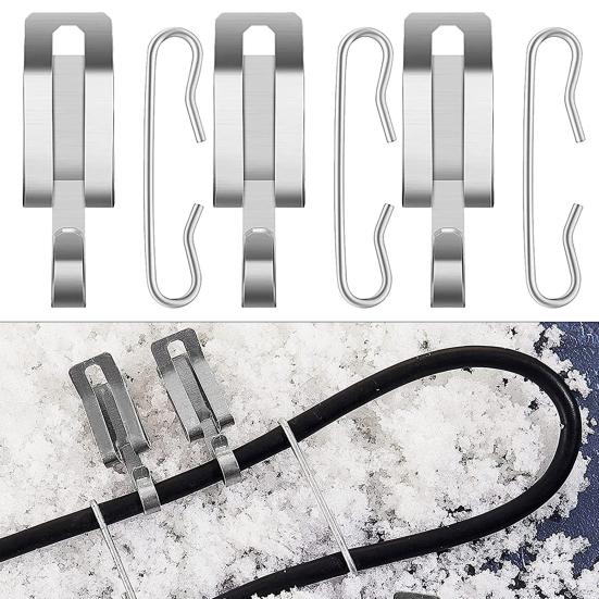 

50шт мини-кабельный зажим сверхмощный алюминиевый устойчивый к атмосферным воздействиям металлический шнур питания для использования на открытом воздухе