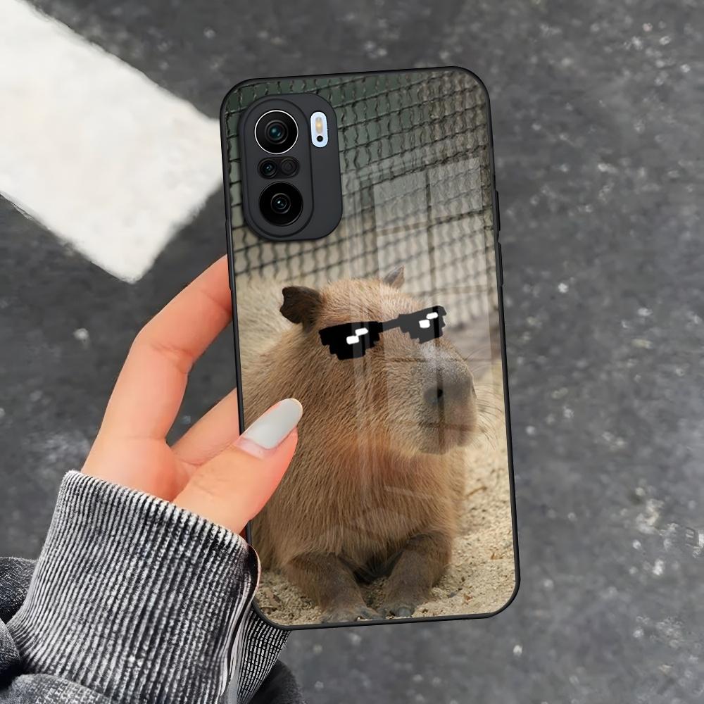 

Cute Capybara Phone Case for Xiaomi 15 14 13 12 X Redmi Note 10 Mi 11 S Lite T Pro ultra glass Cover Xiaomi 13 Ultra