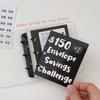 With Cash Envelopes Saving Challenge Binder Save Money Money Saving Notebook  Children