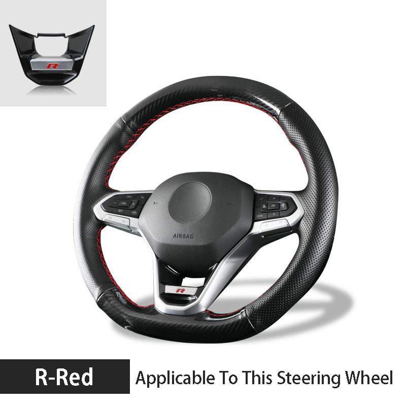

2026 Hot For VOLKSWAGEN VW Car Steering Wheel R Line Sequins Cover Rline R Badge Decorative Stickers For VW Golf 7 MK6 GTI Sigat