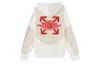 Jordan X OFF-WHITE Besticktes Logo Hoodie Weiß CV0541-134