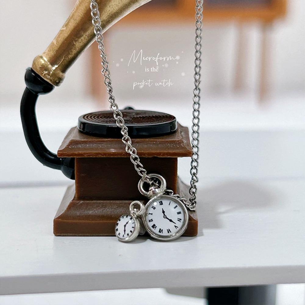 Necklace Watch Dollhouse Simulation Pocket Watch Simulation Vintage Pocket Children