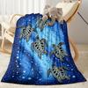 1pc Ocean Life Adventure Blanket Soft and Warm for Sofa Office Camping Travel Livingroom Great Gift for Friends and Family Comfortable