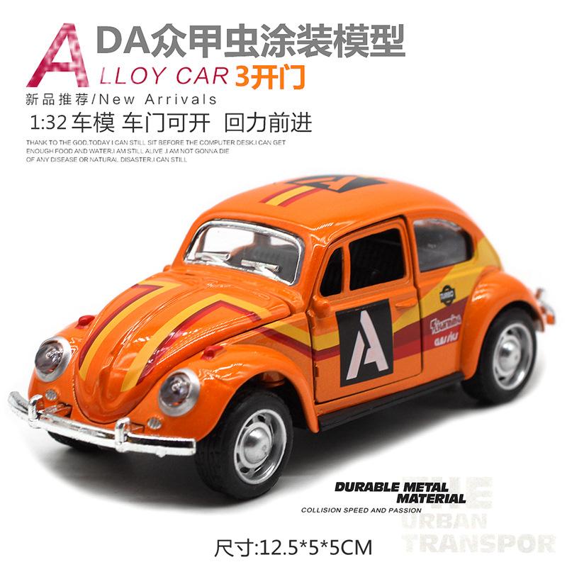 AABLA1 1:32 Volkswagen Beetle Car Model Alloy Car Classic Toys Diecasts Model Vehicles Collection Children Toy Gifts