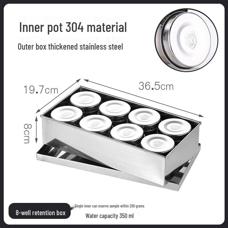 Morona Stainless Steel Food Sample Box Set