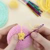 Sewing Accessories Bent Tip Large Eye Darning Needles Aluminum Multicolor Crocheting Hooks Yarn Needles