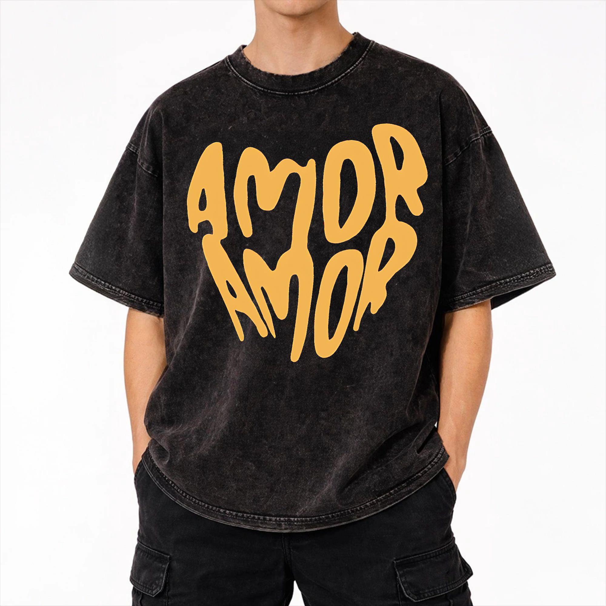 Amor Amor K3 Studio100 Girl Group Washed T Shirts Streetwear Hip Hop Novelty T-Shirt  Tees Tops for Men Women Cotton Oversize S разноцветный
