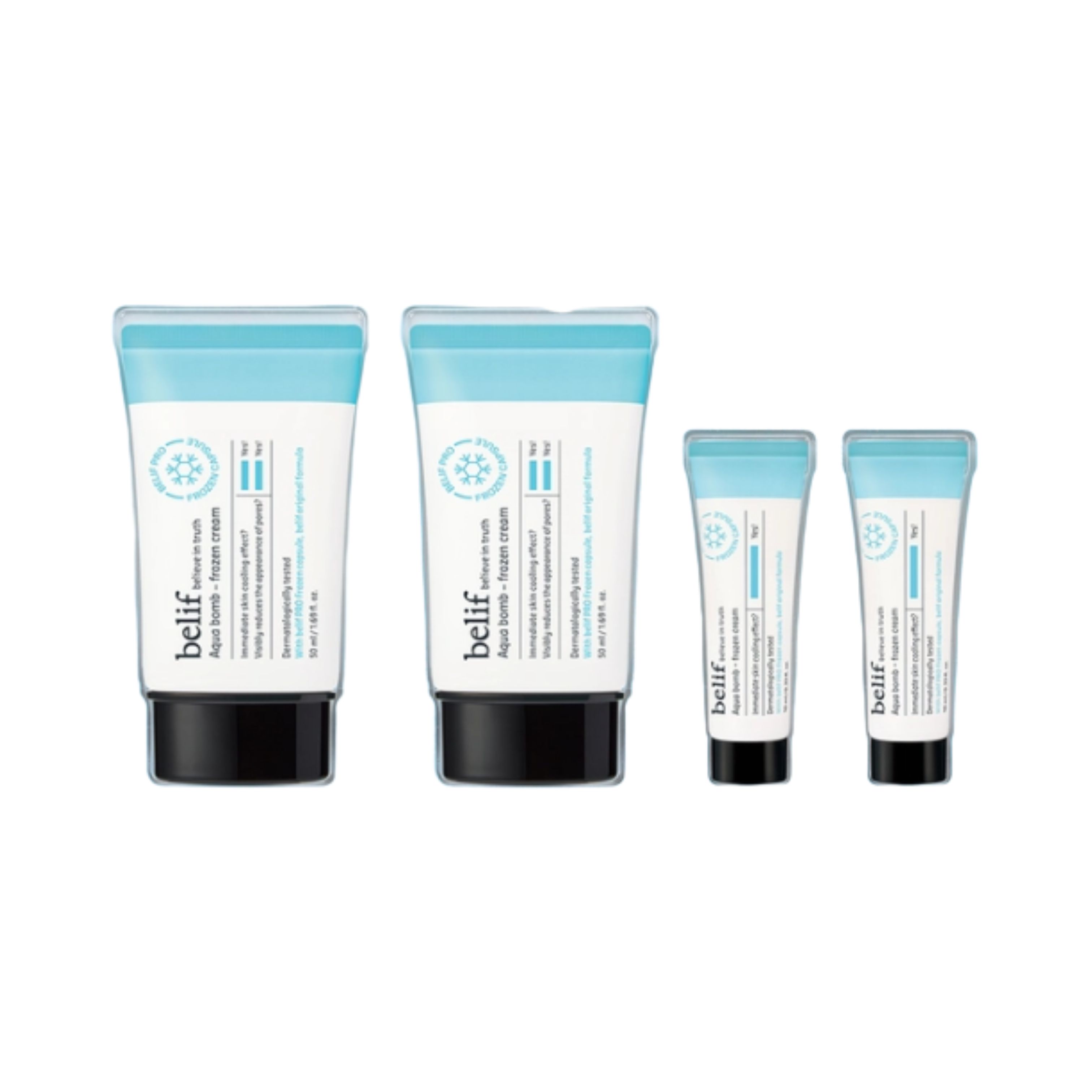 Belif Aqua Bomb Frozen Cream 50ml x 2 + 10ml x 2