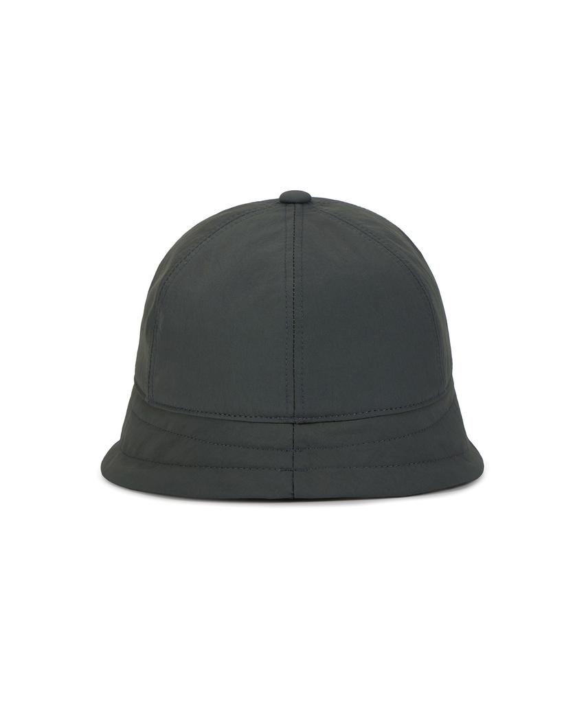 Bajal Va Curved Studded Nylon Bonnet Hat Charcoal