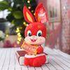 New Year Mascot Doll Cartoon Twelve Zodiac Signs Dragon Rabbit Ox Doll Activity Gift Plush Toy