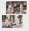 French Style High Waist Slim Qianjin Dress - Plus Size Spring Two-Piece Look