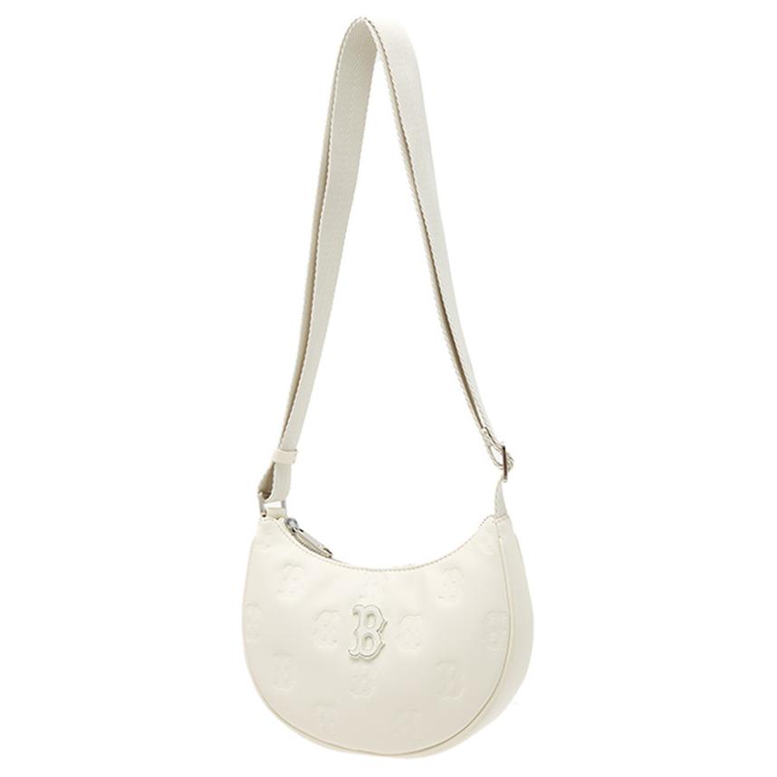

MLB Fashion Commuter Versatile Faux Leather Crossbody Shoulder Bag Unisex Bags Deep-Cream 3ACRS024N-43CRD Basic Set (Bag)