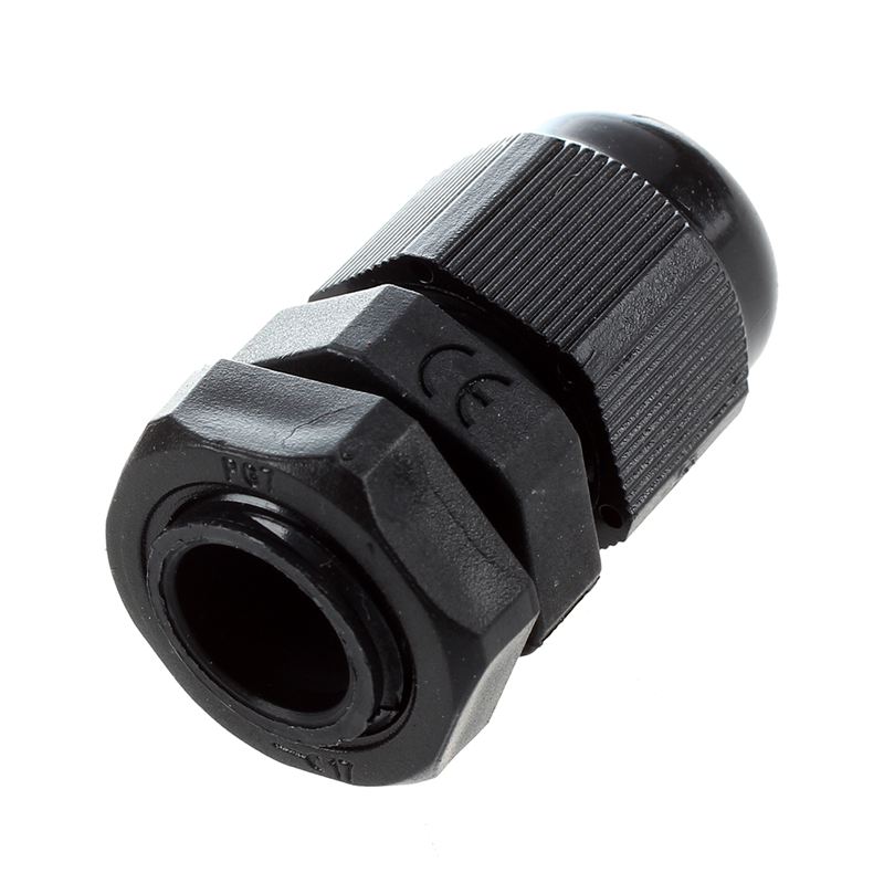 Promotion! 20 Pieces Black Plastic Waterproof Cable Gland Connector PG7