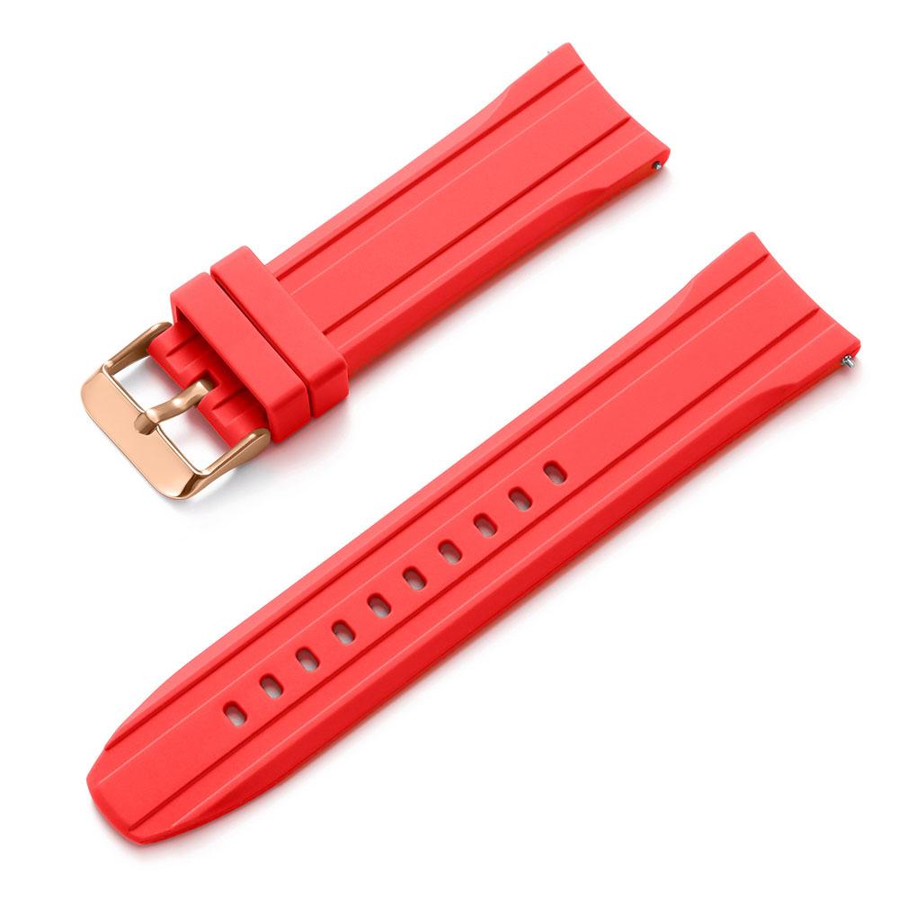 Silicone Strap 20mm 22mm Rubber Watch Band for Rolex for Seiko Bracelet Quick Release Waterproof Universal Wristband Men Women