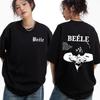 Rapper Beele Borondo 2026 Magliette Uomo Moda T-Shirt Cotone Stampa Double Face Casual Manica Corta Abbigliamento Oversize Unisex