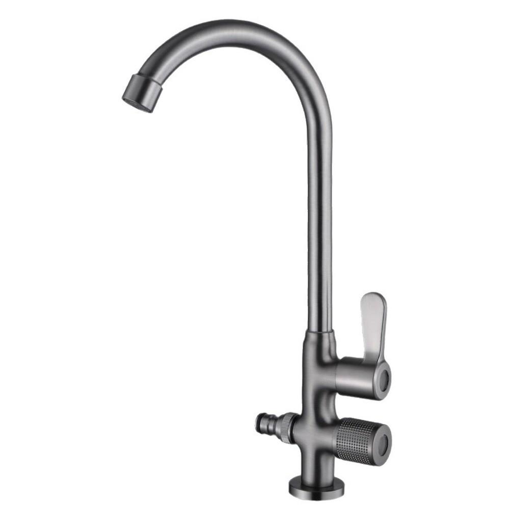 Outdoor Faucet Dual Control Spout Rotatable Water Tap