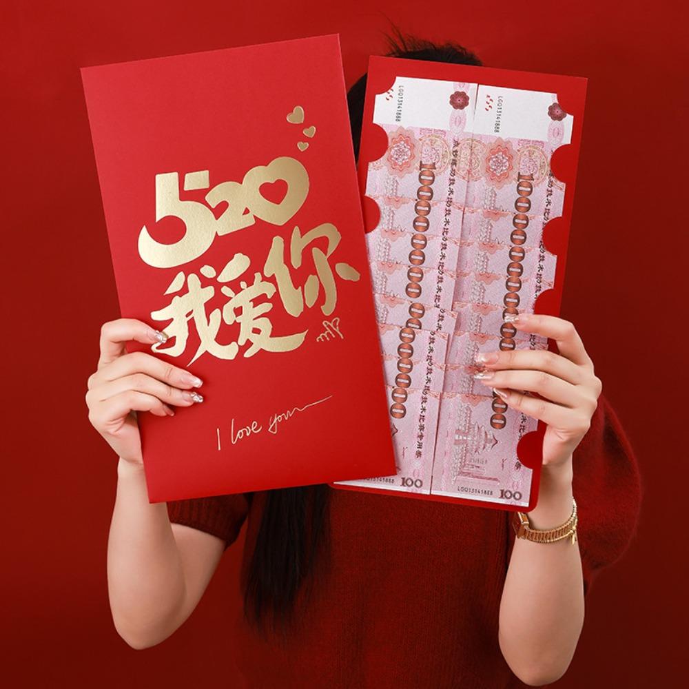 Traditional Large Red Envelopes Chinese Style New Year Red Packet Money Pockets  Mother's Day