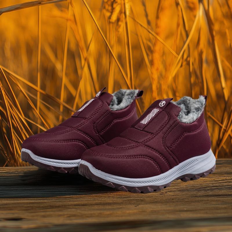 2024 осень-зима модные новые женские удобные однотонные теплые короткие зимние сапоги 41 — фото 2