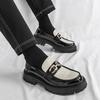 Size 38-46 Loafers Men Thick-soled Durable and Casual Brand Leather Shoes Business Travel and Banquet Shoes Men