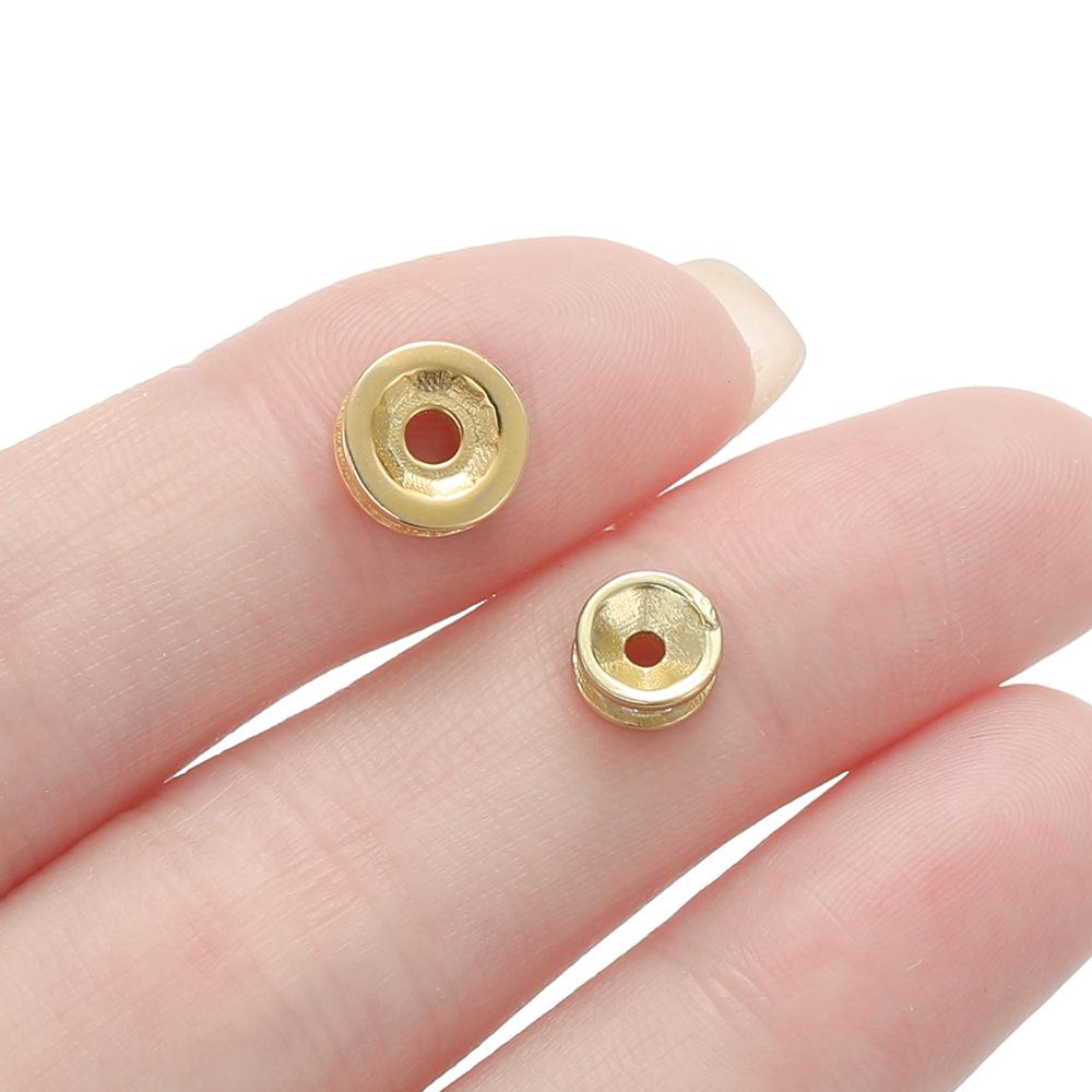 925 Sterlingové stříbro Spacer korálek s diamanty pro náramky a náhrdelníky