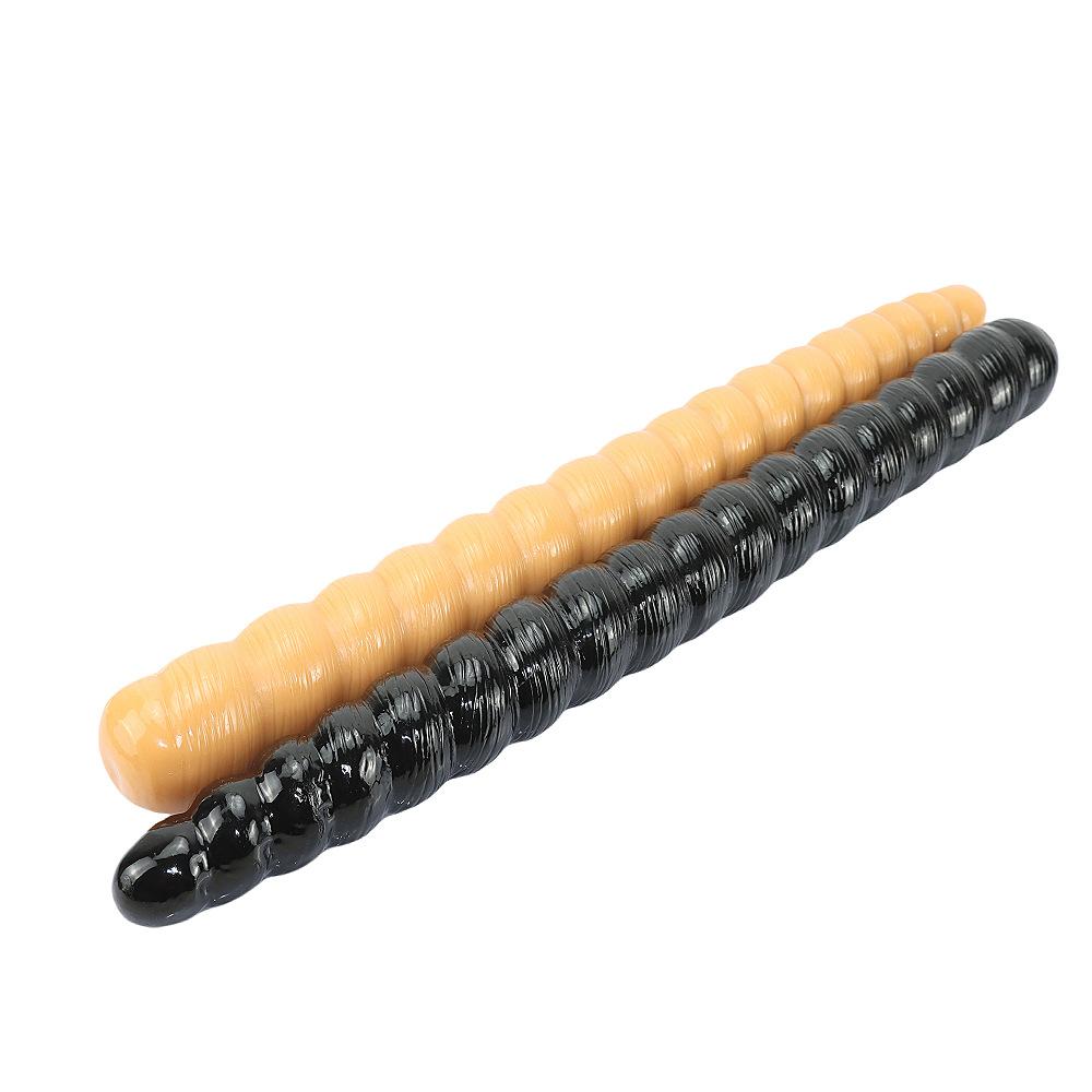 Long Double-Ended Dildos, 20.4 inch Large Dual Dildos,Flexible Anal Plugs Beads Sex Toys for Men,Women,G spot,Black