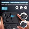 Coque de Protection - BOOLING - Samsung Galaxy A17 4G/5G - Noir - Antichoc - Avec Anneau