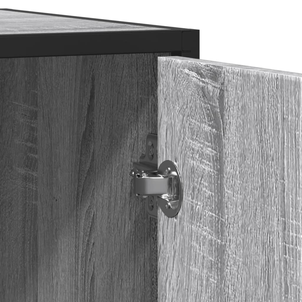 Sideboard Gray Sonoma 92x35x76 cm Particleboard