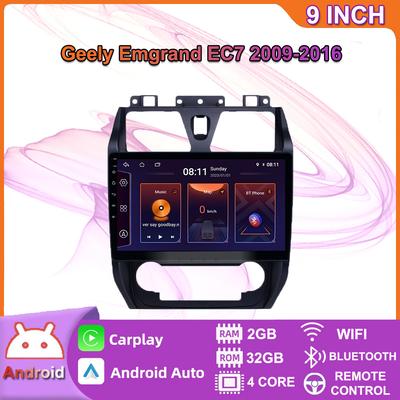 Android 2 Din Car Multimedia Player For Geely Emgrand EC7 2009-2016 Head Unit Stereo Carplay GPS Navigation BT WIFI 2+32GB
