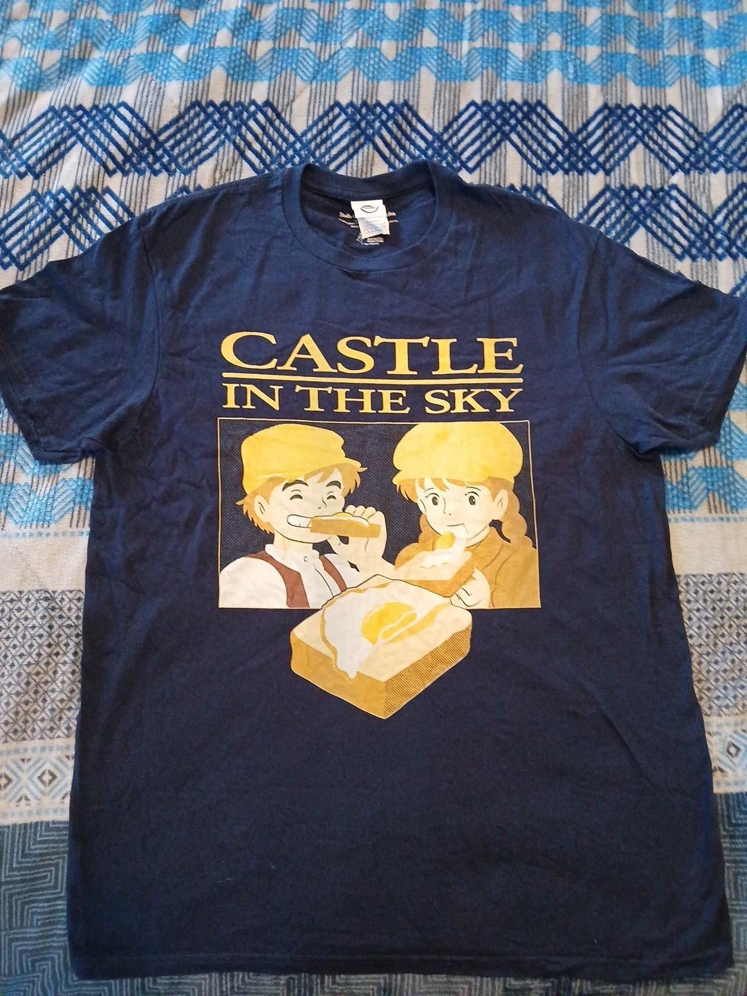 Studio Ghibli Film Collection CASTLE IN THE SKY T- Mens Size L Unisex T-Shirt S