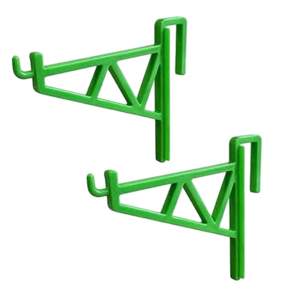 2 шт. Держатель рамки улья Кронштейны для рамок улья Опоры для рамок улья Жердочка для рамки улья Легкий осмотр Сбор урожая Для пчеловодства зелёный