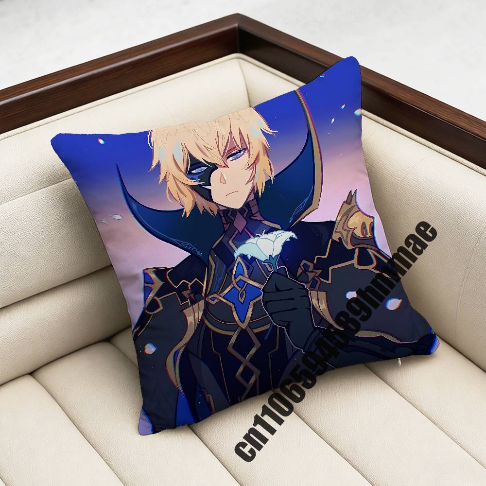 For Dainsleif Genshin Impact Throw Pillow Case Sham 45X45Cm 40X40Cm Square Car Pillowcase Pad Cushion Cover
