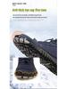 Winter Waterproof High-Top Snow Boots - Unisex Fleece-Lined Cold-Proof Sports Shoes