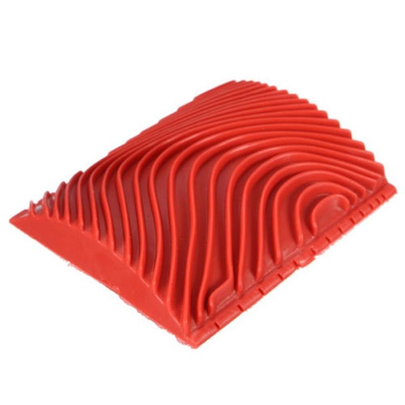 2PCS Wood Grain Pattern Rubber DIY Graining Painting Tool For Wall Decoration