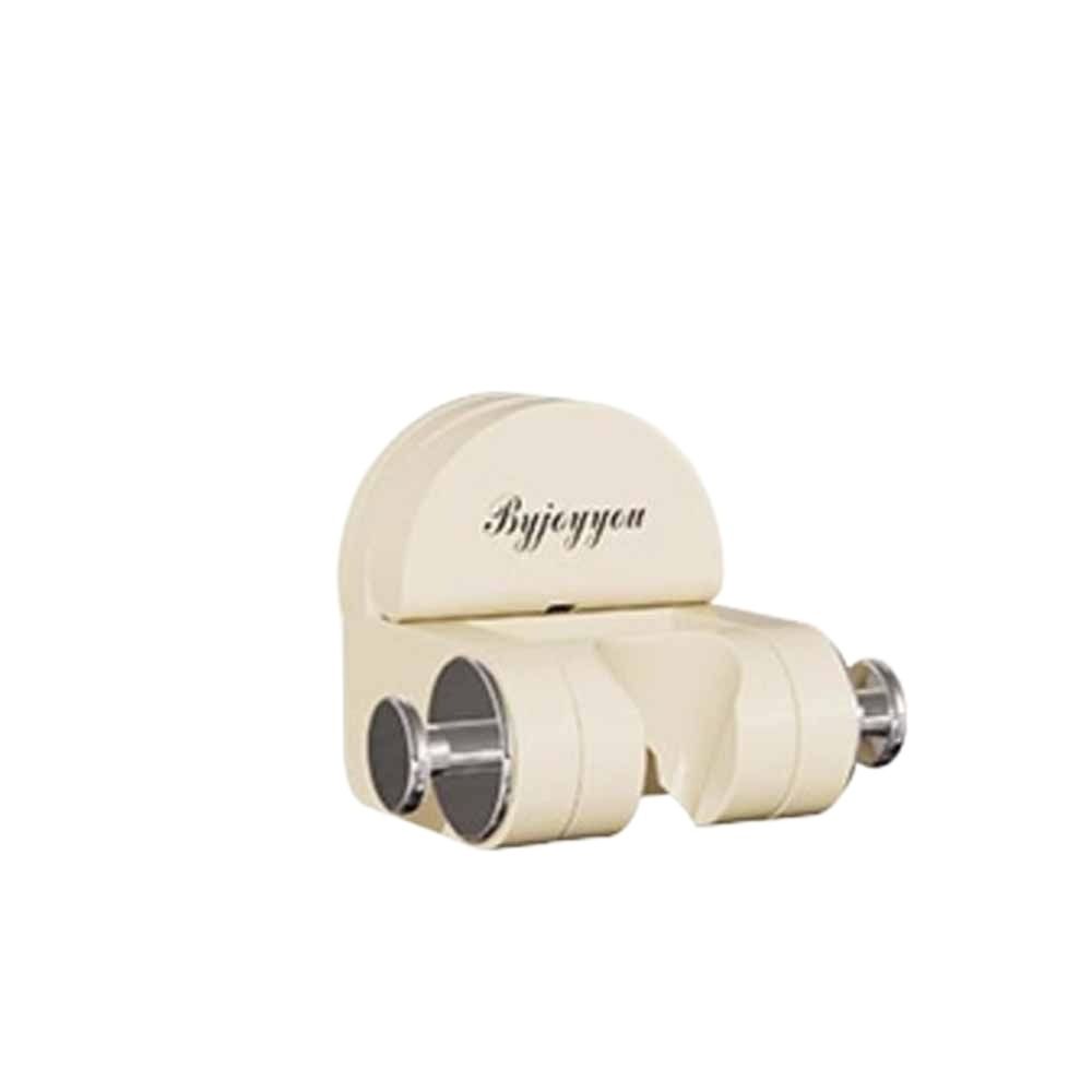 

Wall Mounted Shower Head Holder 360 ° Rotation Shower Fixed Base Shower Bracket Shower Accessories Milky white