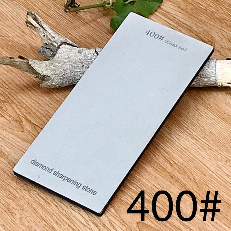 Knife Sharpener Sharpening Stone Diamond Grindstone with Bamboo Base Non-slip Base Diamond Slate Daily Sharpening Cutting Edge